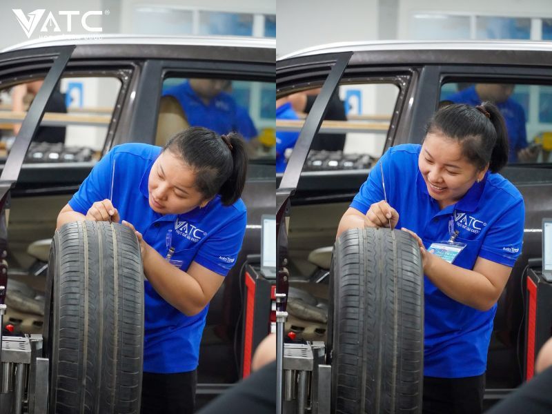 chị nguyễn ngọc thắm lớp tdk12 tại vatc 2