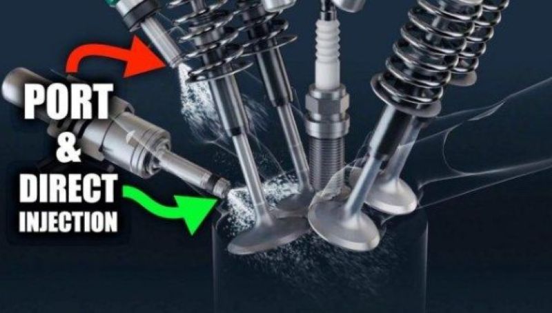 Kết hợp phun xăng trực tiếp và phun xăng trên đường nạp