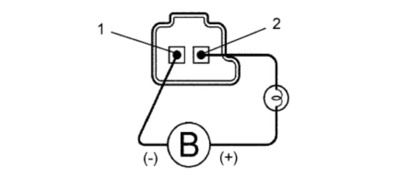 mắc nối tiếp 1 bóng đèn 21W với Solenoid