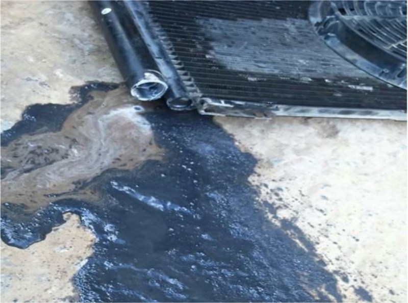 môi chất gas bị cặn bẩn