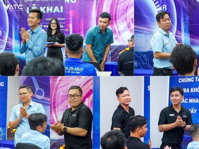 ban lãnh đạo cùng Giảng viên Trung tâm VATC tham dự buổi lễ Khai giảng TDK15
