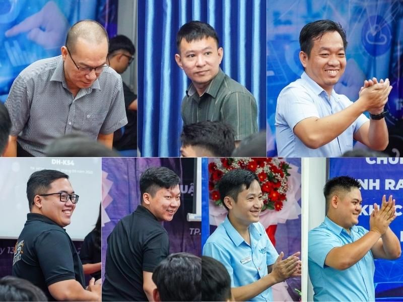 ban lãnh đạo và Giảng viên tham dự buổi Lễ tốt nghiệp lớp DHK54