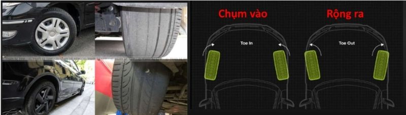 cân chỉnh độ chụm bánh xe quan trọng như thế nào