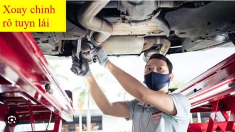 Hình 2 Hướng dẫn điều chỉnh độ chụm bánh xe