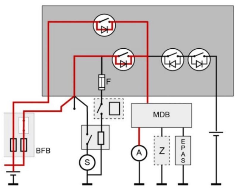 tiếp xúc kém với mass