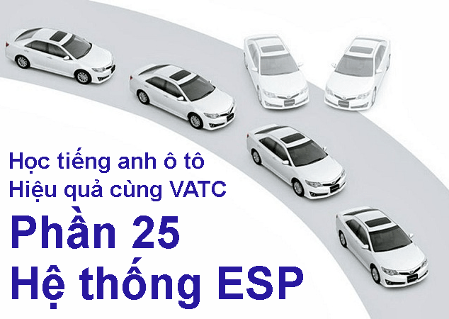 TIẾNG ANH Ô TÔ HỆ THỐNG CÂN BẰNG ĐIỆN TỬ ESP (PHẦN 25)