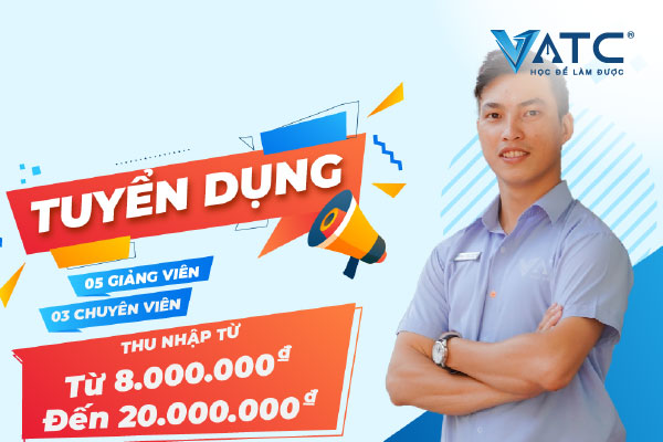 Trung tâm VATC thông báo tuyển dụng tháng 9-2022