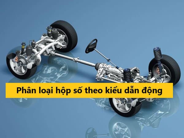 phân loại hộp số tự động theo cách thức dẫn động