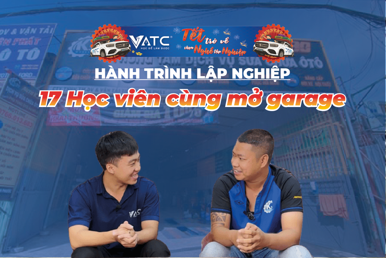 Hành trình lập nghiệp – 17 học viên lớp điện ô tô toàn diện cùng nhau lập nghiệp mở gara