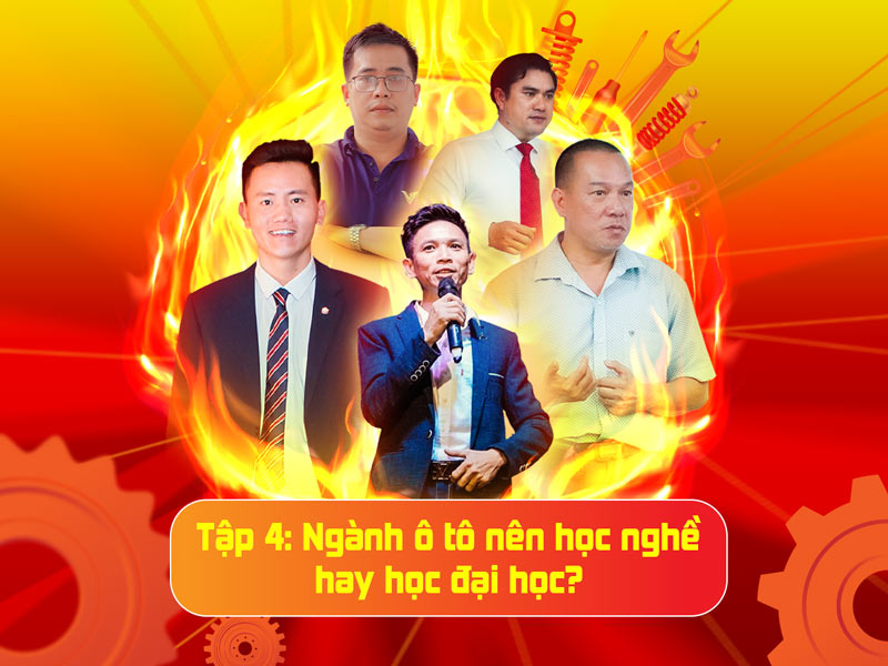 Livestream “Trai ngành nói chuyện nghề” tập 4: Ngành ô tô – Chọn học NGHỀ hay học ĐẠI HỌC?