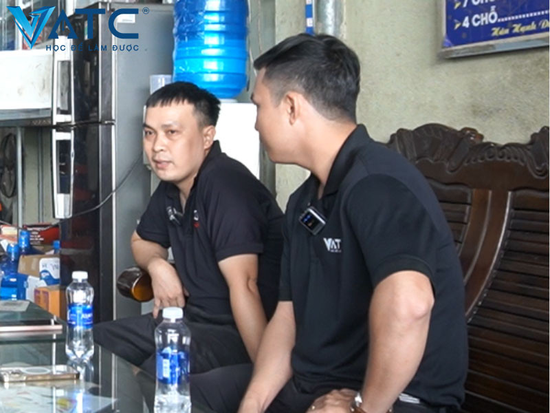 anh tân cựu học viên đời đầu của vatc lớp chẩn đoán ô tô