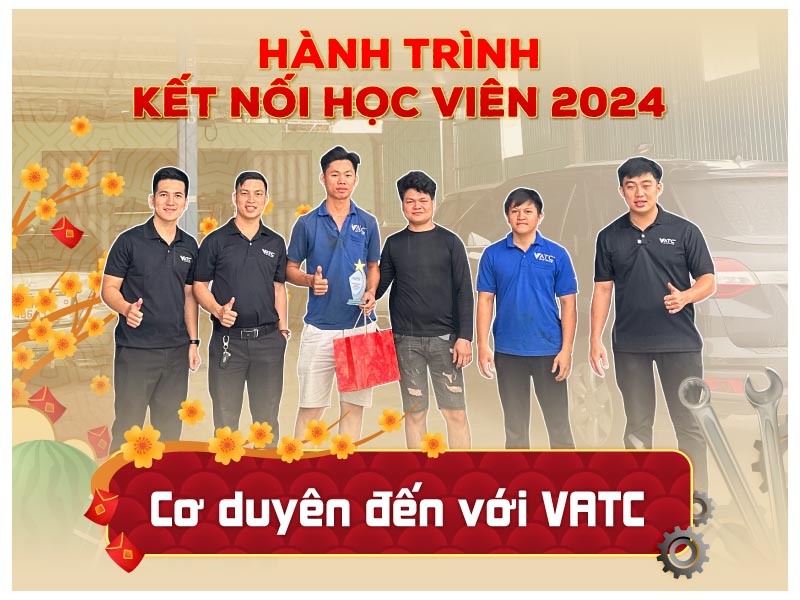 vatc hành trình kết nối học viên 2024 garage điện ô tô tuấn nhi