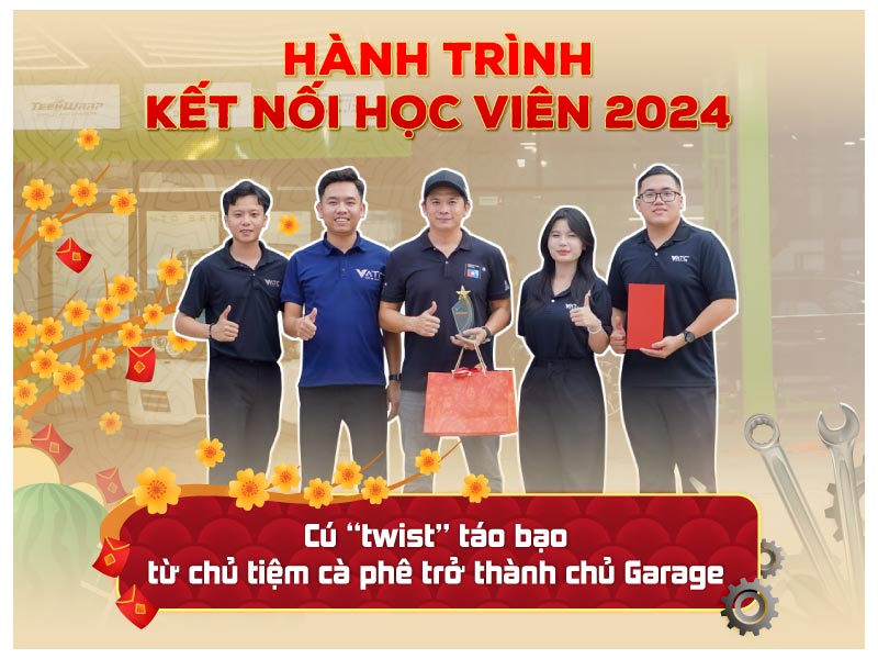 vatc hành trình kết nối học viên 2024 garage kha hoàng auto service
