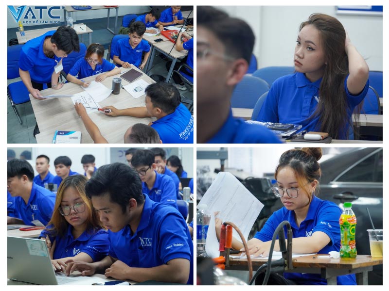 bông hồng duy nhất của lớp kỹ thuật sửa chữa ô tô toàn diện k8