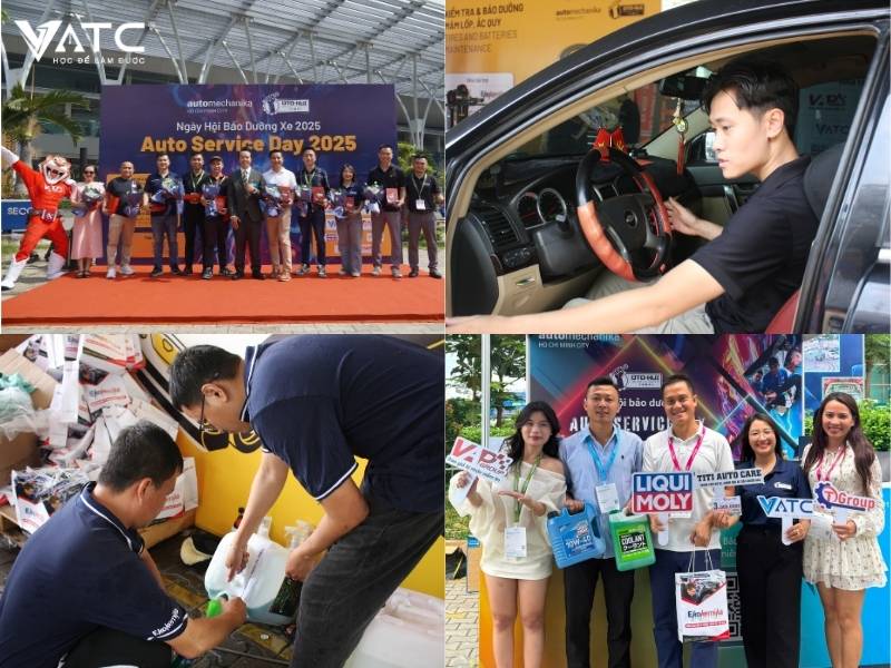 khu vực Ngày hội bảo dưỡng xe 2025 (Auto Service Day) tại Automechanika Ho Chi Minh City 2025