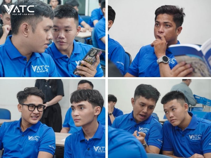lớp kỹ thuật sửa chữa điện - điện tử ô tô trong buổi lễ khai giảng