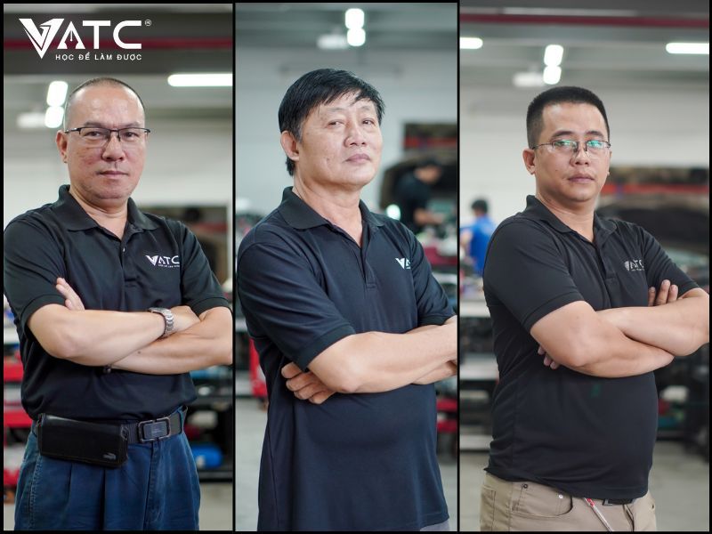 Ngoài thầy Công thì cũng còn rất nhiều chuyên gia trong lĩnh vực sửa chữa ô tô đang giảng dạy tại trung tâm VATC