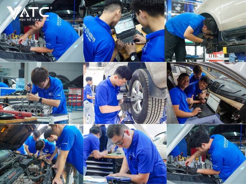 Vì sao sinh viên chọn VATC là nơi để phát triển thêm về tay nghề kỹ thuật ô tô?