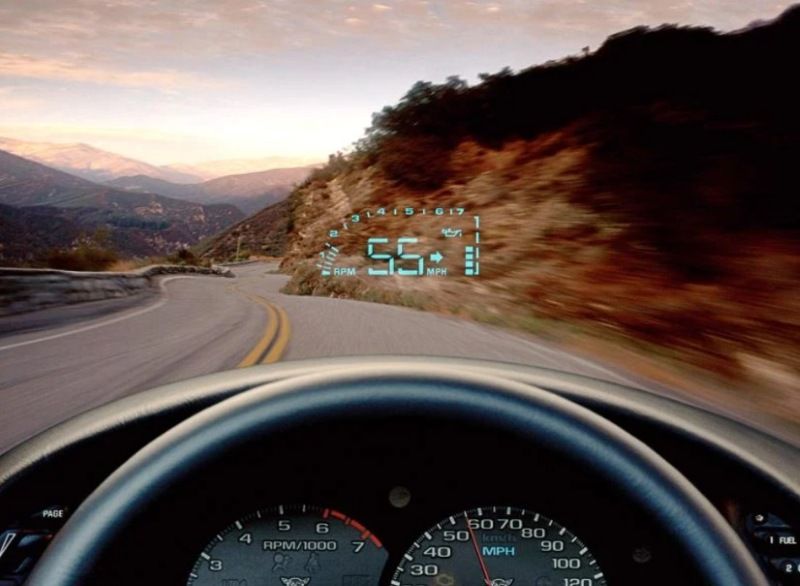 Cấu tạo của hệ thống hiển thị kính lái