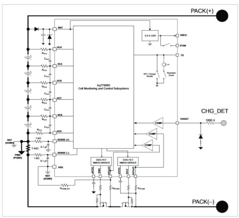 Hình 3. Bộ cân bằng cell độc lập với MCU