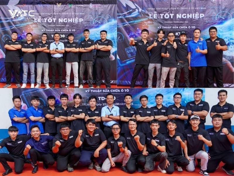 Lễ Tốt nghiệp lớp Kỹ thuật sửa chữa ô tô toàn diện K10