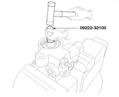 bước 2 lắp vòng đệm dầu
