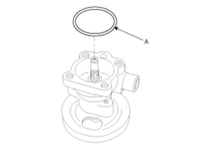 bước 6 tháo vòng đệm o ring trong và ngoài