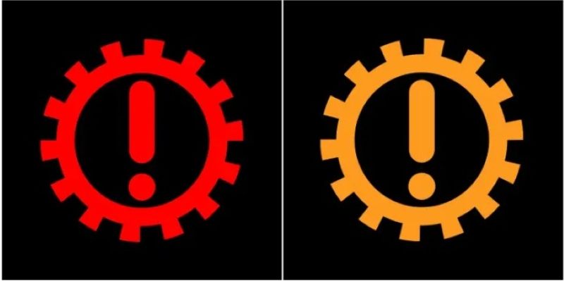 Đèn cảnh báo trên màn hình taplo