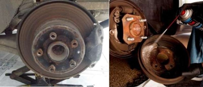 Đĩa phanh-trống phanh bị sọc, rổ, xước bề mặt
