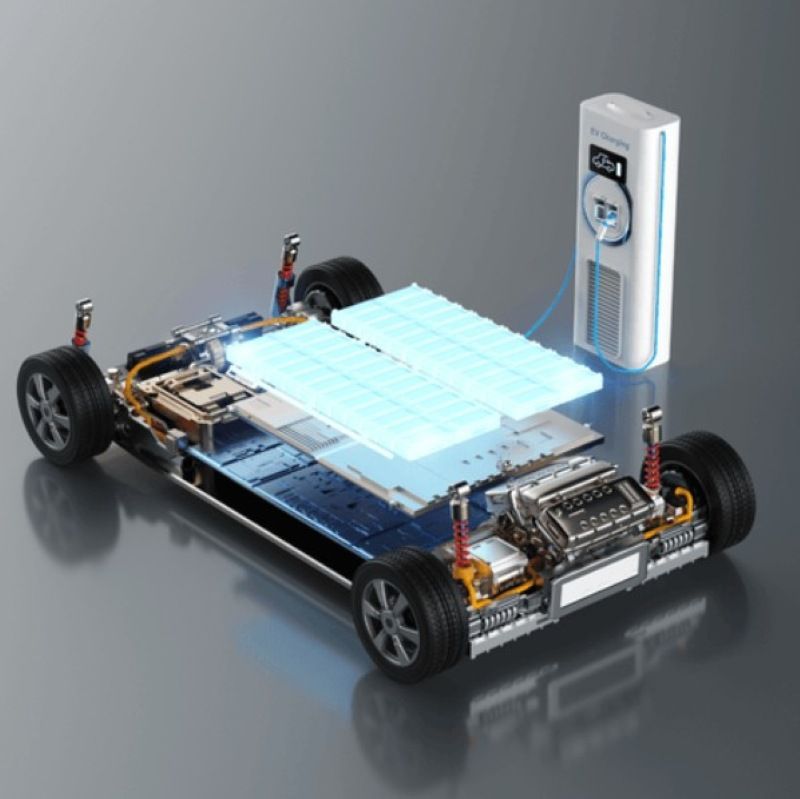 hình ảnh minh họa pin trên xe EV