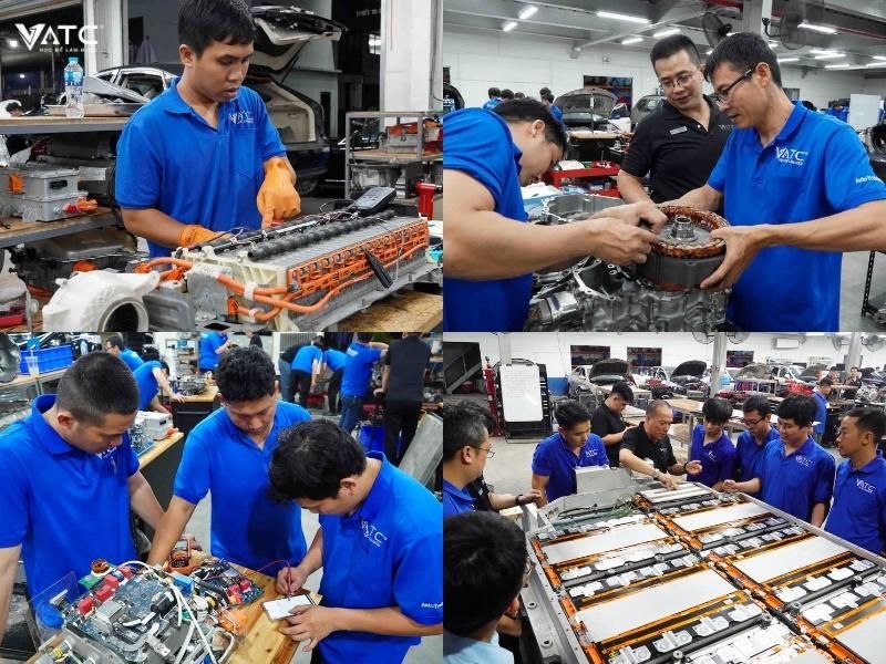 khóa học kỹ thuật sửa chữa xe ô tô điện - xe ô tô hybrid tại VATC