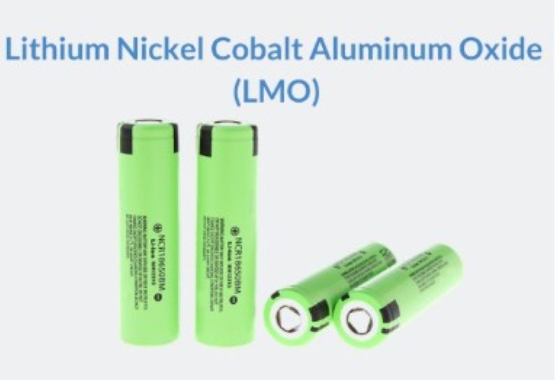 Pin Lithium Nickel Cobalt Aluminium Oxide
