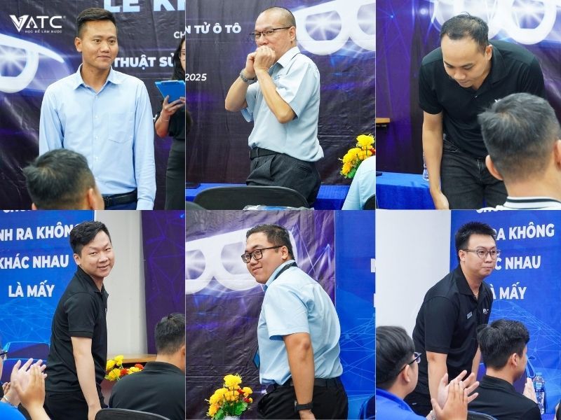 quý ban lãnh đạo cùng giảng viên tham dự lễ Khai giảng lớp DHK60