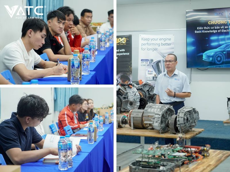 AHK training program cung cấp kiến thức chuẩn hóa về xe điện và xe hybrid cho cộng đồng kỹ thuật viên Việt Nam