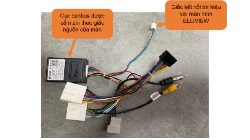 Kết nối cục Can – Bus với màn Android