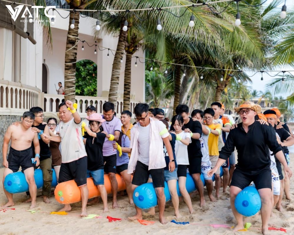 kết thúc mini game team building