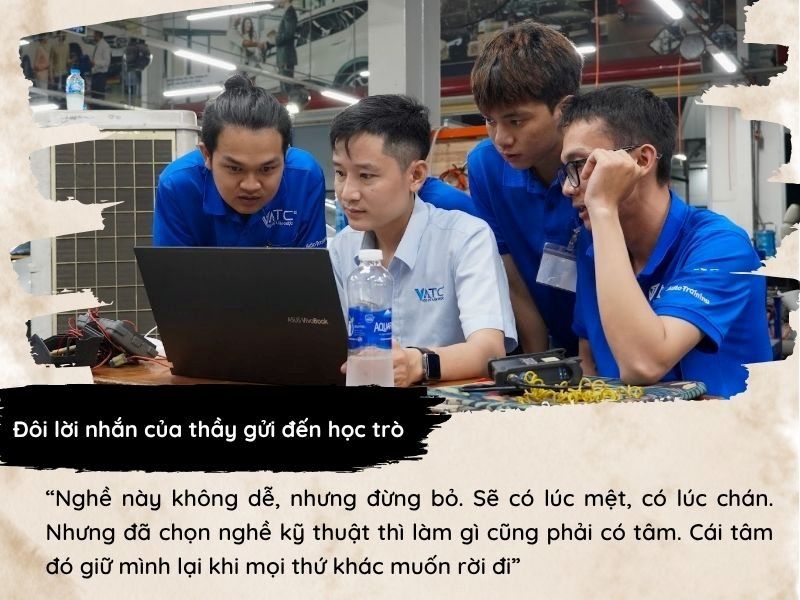 lời nhắn thầy gửi đến những người đã, đang và sẽ học nghề ô tô