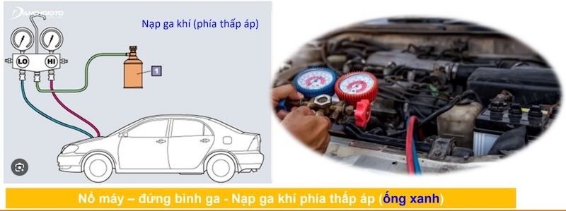 nạp bổ sung nếu lần đầu nạp thiếu ga