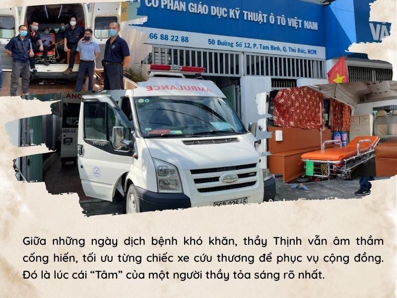 thầy Thịnh vẫn luôn âm thầm cống hiến