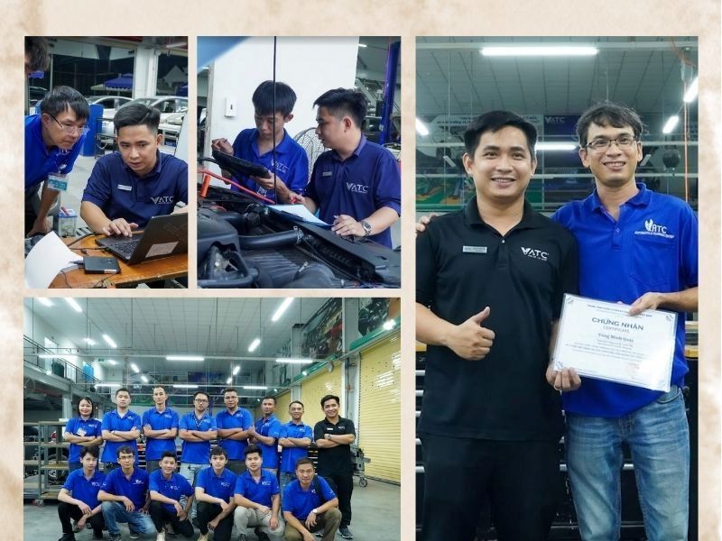 thầy Trần Văn Phước Thịnh là một trong số các giảng viên trẻ tại VATC