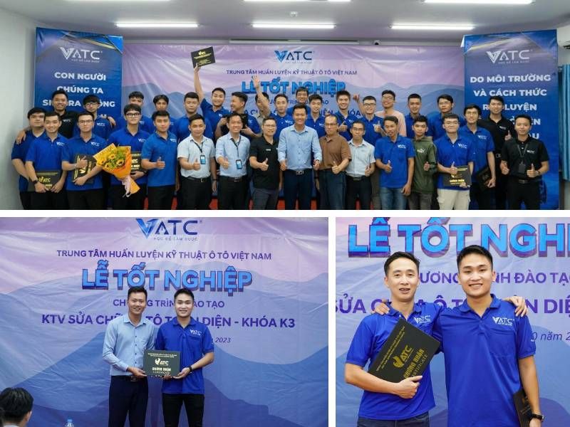 Anh đã hoàn thành xuất sắc khóa học Kỹ thuật sửa chữa ô tô Toàn diện tại VATC