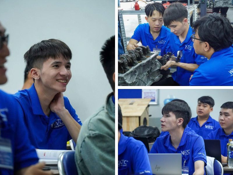 Anh Duy tham gia khóa sửa chữa ô tô Toàn diện K9 tại VATC