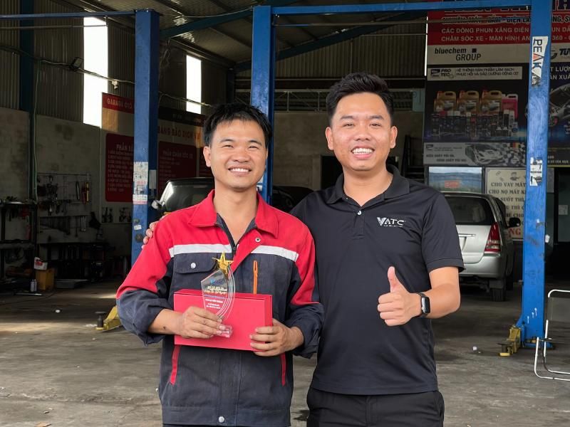 Anh La Tiến Thành - Cựu học viên lớp Điện ô tô chuyên nghiệp K16 - Chủ Garage ô tô Tiến Thành