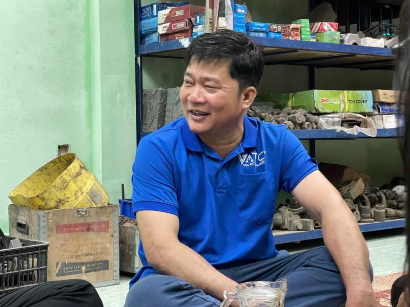 Anh Nguyễn Văn Kiên - Cựu học viên lớp Kỹ thuật chẩn đoán ô tô hiện đại K31