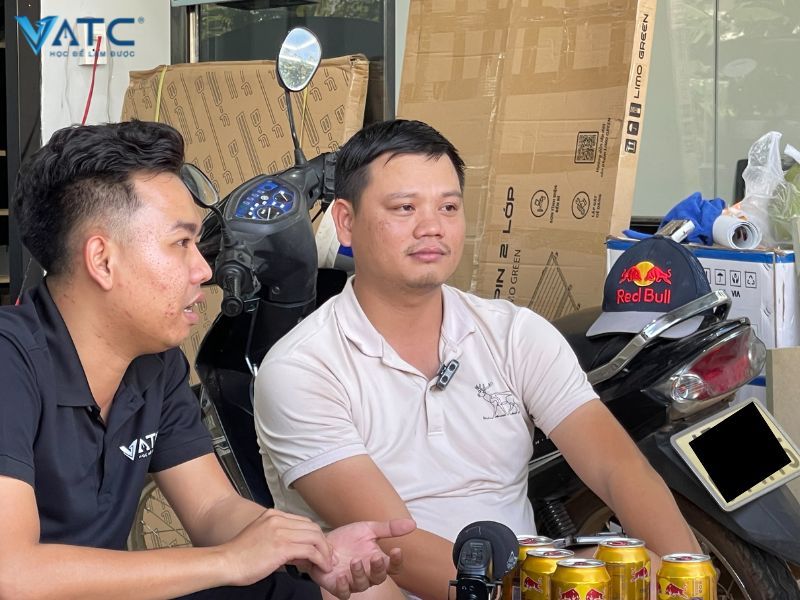 anh Nguyễn Văn Linh - cựu học viên lớp Điện ô tô K32