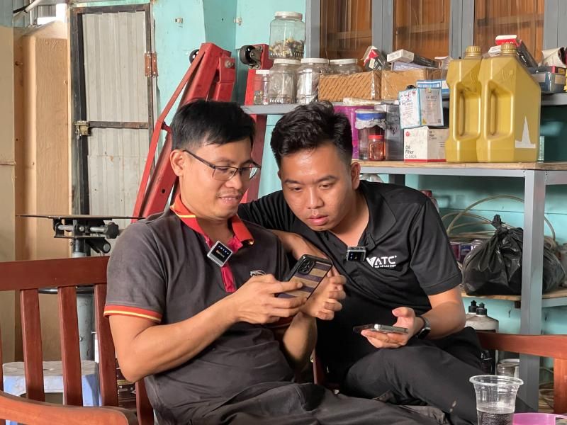 anh Phan Thành Tuyên - cựu học viên lớp Kỹ thuật chẩn đoán ô tô hiện đại K21 tại VATC