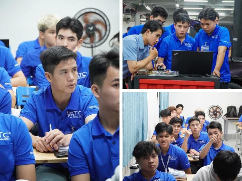 Anh tham gia khóa học Kỹ thuật sửa chữa Điện - Điện tử ô tô K55 tại VATC