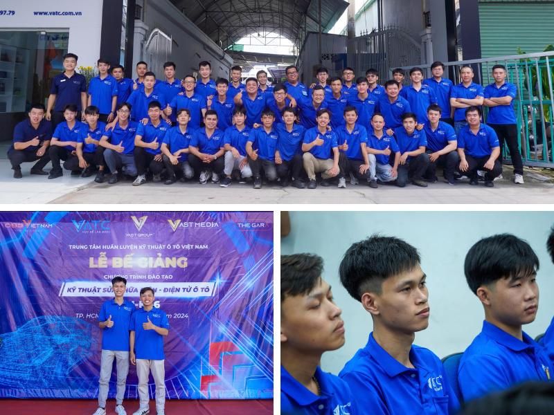 Anh tham gia khóa Kỹ thuật sửa chữa Điện - Điện tử ô tô K46 tại VATC
