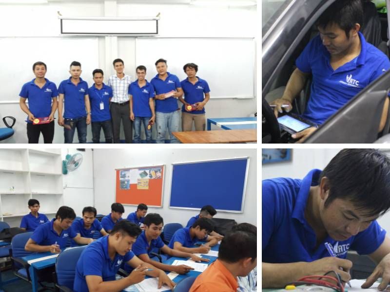 Anh Thành tham gia khóa học Kỹ thuật chẩn đoán ô tô hiện tại K14 tại VATC