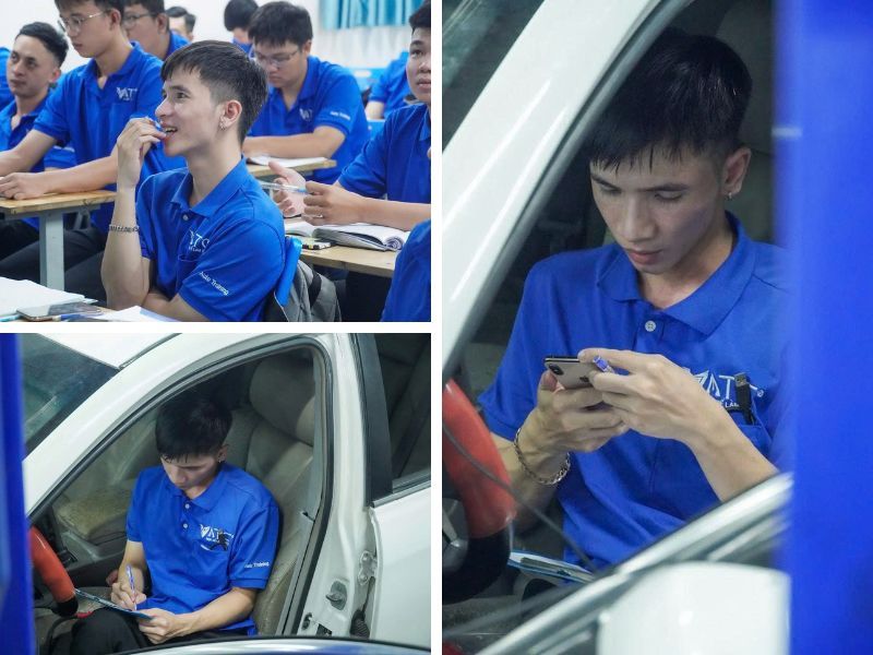 Anh Tiến tham gia khóa Điện ô tô K49 tại VATC